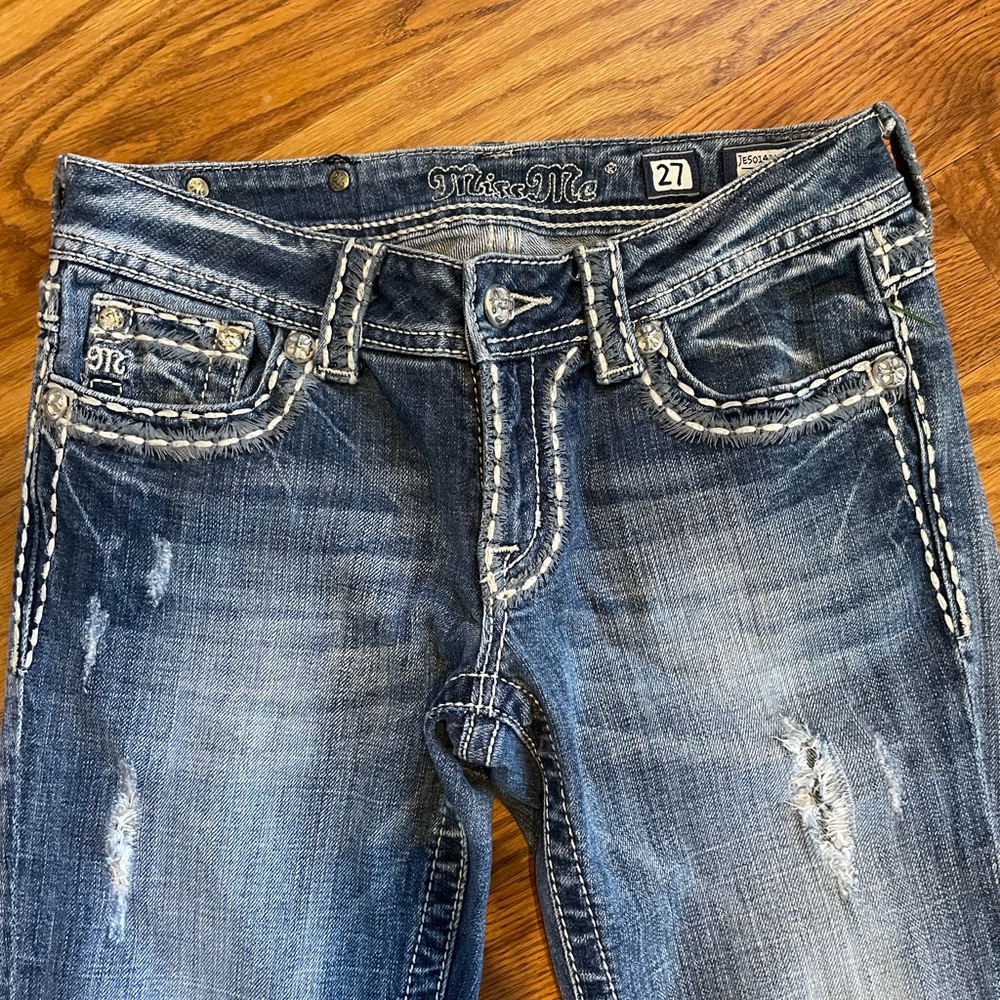 MISS ME JEANS size 27 Bootcut